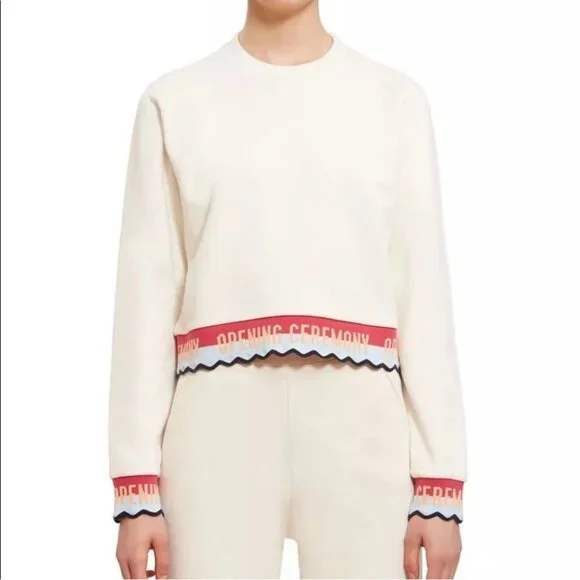 Opening Ceremony Cropped Sweatshirt, L - Picture 1 of 8